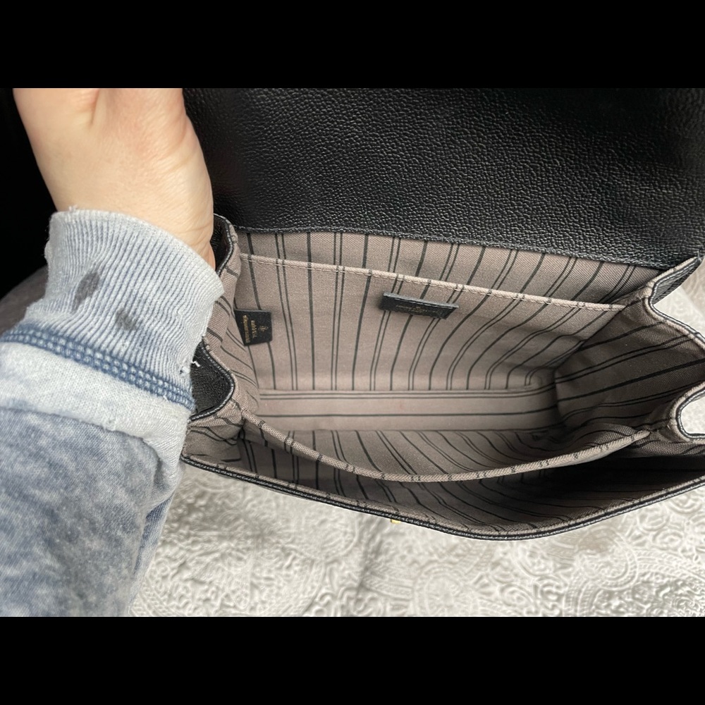 Pochette Metis black empreinte with dust bag, box. - Picture 2 of 13